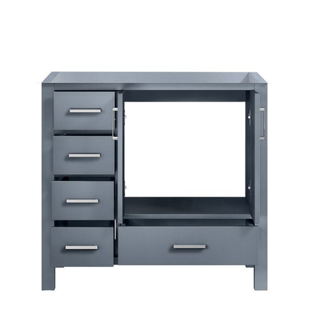 Image of Jacques 36" Dark Grey Vanity Cabinet Only - Right Version | LJ342236SB00000R