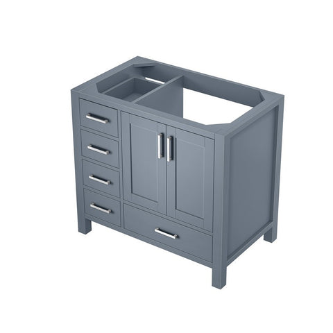 Image of Jacques 36" Dark Grey Vanity Cabinet Only - Right Version | LJ342236SB00000R