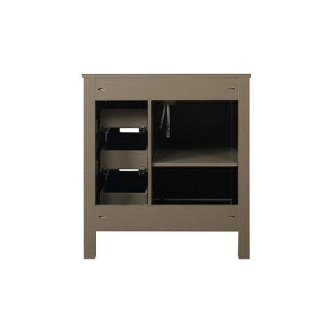 Image of Marsyas 30" Rustic Brown Vanity Cabinet Only | LM342230SK00000
