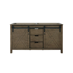 Marsyas 60" Rustic Brown Vanity Cabinet Only | LM342260DK00000