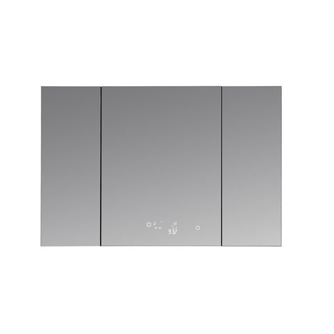 Image of Lexora Savera 48" Wide x 32" Tall LED Medicine Cabinet w/ Defogger | LS4832LEDMC