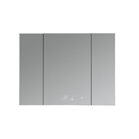 Image of Lexora Savera 48" Wide x 36" Tall LED Medicine Cabinet w/ Defogger | LS4836LEDMC
