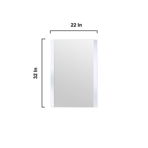 Volez 24" White Single Vanity Set, Integrated Top | LV341824SAESM22F