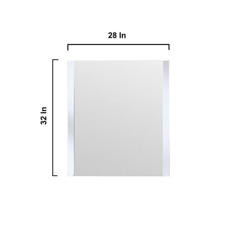 Image of Volez 30" White Single Vanity Set, Integrated Top | LV341830SAESM28F