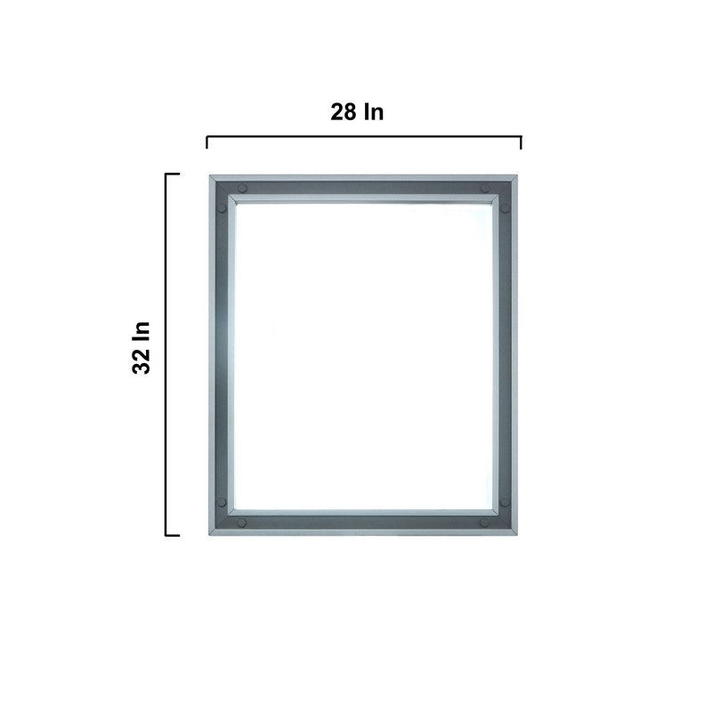 Ziva 30" Dark Grey Single Vanity Set, Cultured Marble Top | LZV352230SBJSM28F