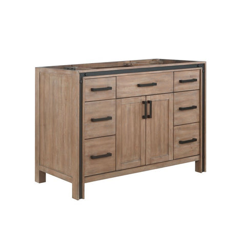 Image of Ziva 48" Rustic Barnwood Vanity Cabinet Only | LZV352248SN00000
