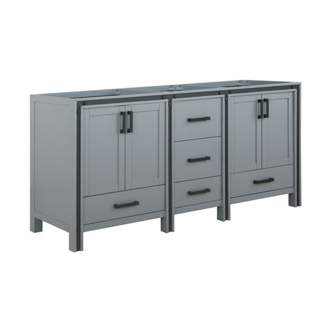 Image of Ziva 72" Dark Grey Vanity Cabinet Only | LZV352272SB00000