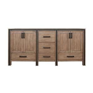 Ziva 72" Rustic Barnwood Vanity Cabinet Only | LZV352272SN00000