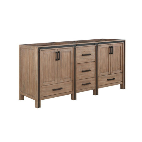Image of Ziva 72" Rustic Barnwood Vanity Cabinet Only | LZV352272SN00000