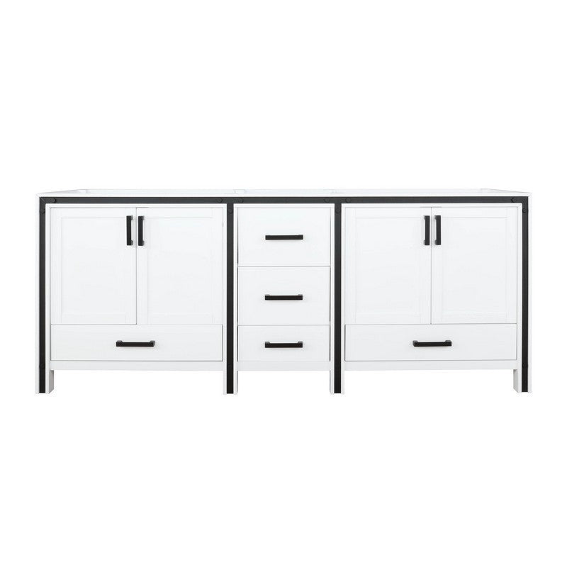 Ziva 80" White Vanity Cabinet Only | LZV352280SA00000