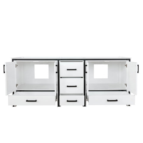 Image of Ziva 80" White Vanity Cabinet Only | LZV352280SA00000
