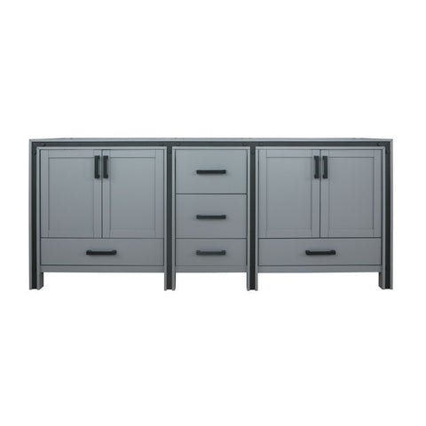 Image of Ziva 80" Dark Grey Vanity Cabinet Only | LZV352280SB00000