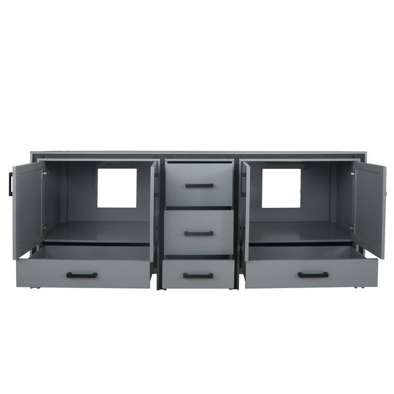 Ziva 84" Dark Grey Vanity Cabinet Only | LZV352284SB00000