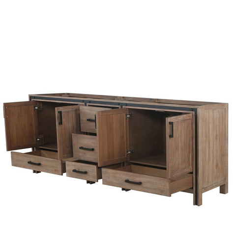 Image of Ziva 84" Rustic Barnwood Vanity Cabinet Only | LZV352284SN00000