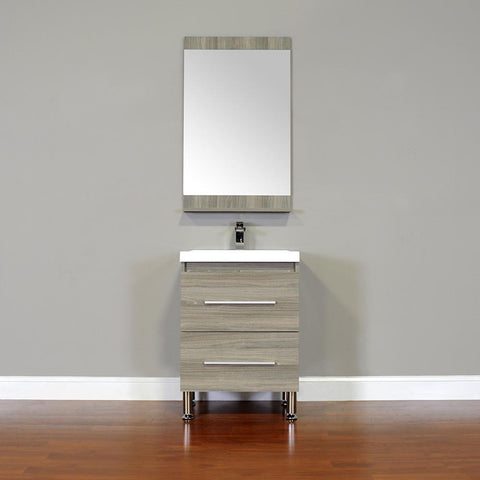Image of Alya Bath Ripley 24" Single Modern Bathroom Vanity without Mirror AT-8080-B