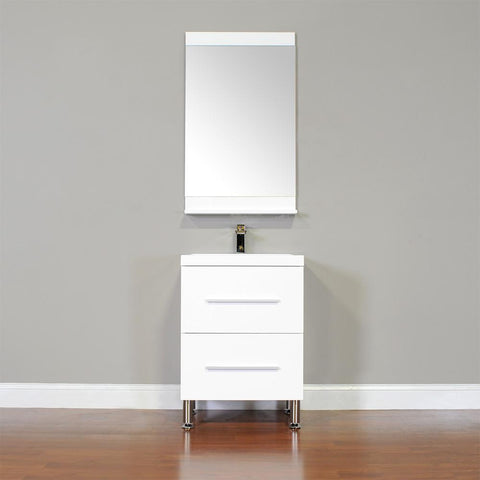 Image of Alya Bath Ripley 24" Single Modern Bathroom Vanity without Mirror AT-8080-B