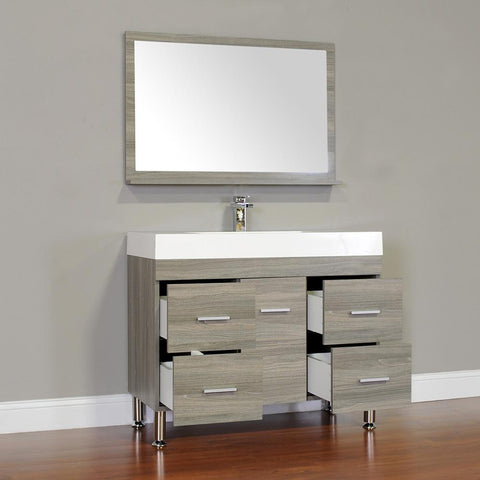 Image of Alya Bath Ripley 39" Single Modern Bathroom Vanity without Mirror AT-8041-B