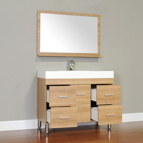 Image of Alya Bath Ripley 39" Single Modern Bathroom Vanity without Mirror AT-8041-B