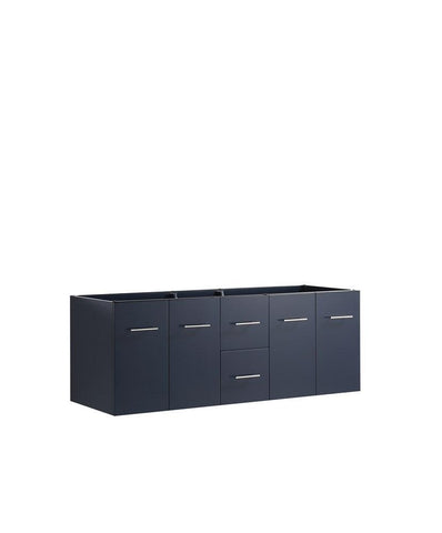 Amelie 60" Navy Blue Vanity Cabinet Only
