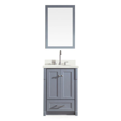 Image of Ariel Adams 25" Single Sink Vanity Set in Grey L025S-GRY