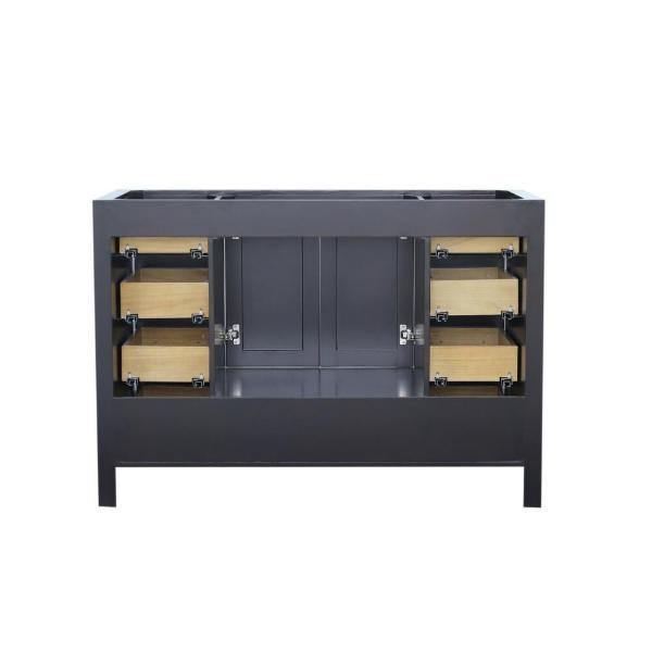 Ariel Cambridge 42" Espresso Transitional Vanity Base Cabinet A043S-BC-ESP A043S-BC-ESP