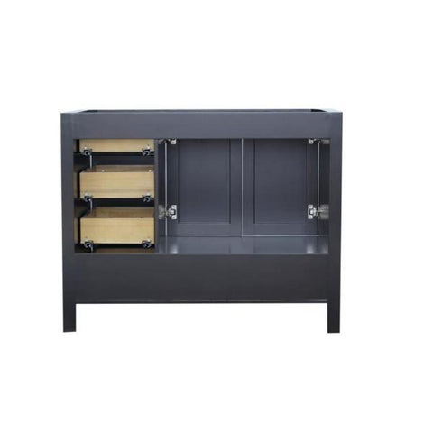 Image of Ariel Cambridge 42" Espresso Transitional Vanity Base Cabinet A043S-R-CWR-ESP