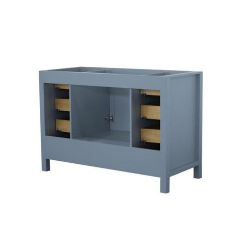 Image of Ariel Cambridge 48" Grey Transitional Vanity Base Cabinet A049S-BC-GRY A049S-BC-GRY