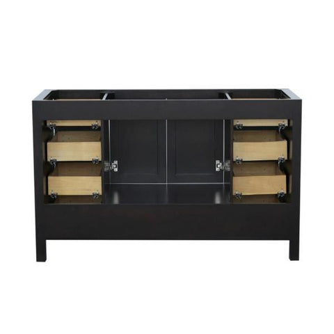 Image of Ariel Cambridge 54" Espresso Transitional Vanity Base Cabinet A049S-BC-ESP A049S-BC-ESP