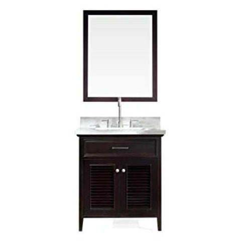 Image of Ariel Kensington 31" Espresso Traditional Single Sink Bathroom Vanity D031S-ESP
