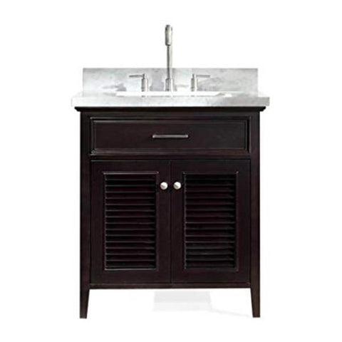 Image of Ariel Kensington 31" Espresso Traditional Single Sink Bathroom Vanity D031S-ESP