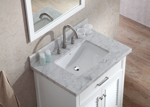 Image of Ariel Kensington 31" Single Sink Vanity Set in White D031S-WHT