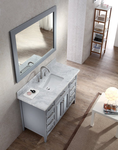 Image of Ariel Kensington 49" Single Sink Vanity Set in Grey D049S-GRY