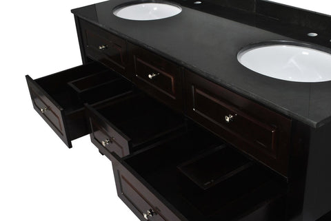Image of Belmont Decor Oxford 60" Double Sink Vanity Set DT3D4-60-ESP