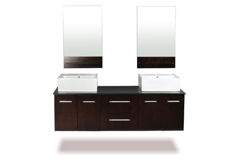 Image of Belmont Decor Skyline 60" Double Sink Vanity Set DW1D4-60-ESP