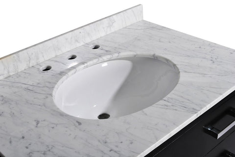 Image of Belmont Decor Vantage 30" Single Sink Vanity in Black SM3D2-30-BLK