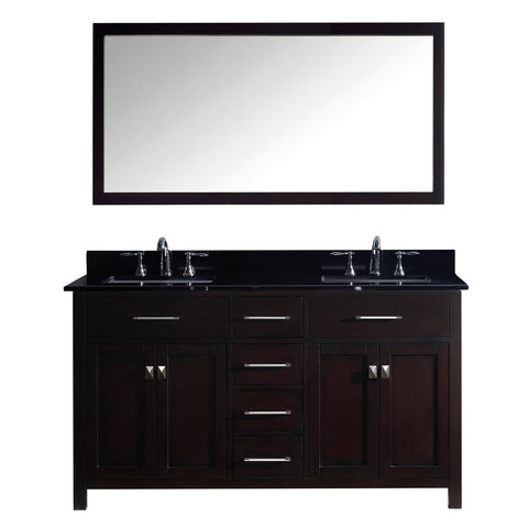 Image of Caroline 60" Double Bathroom Vanity MD-2060-BGSQ-ES