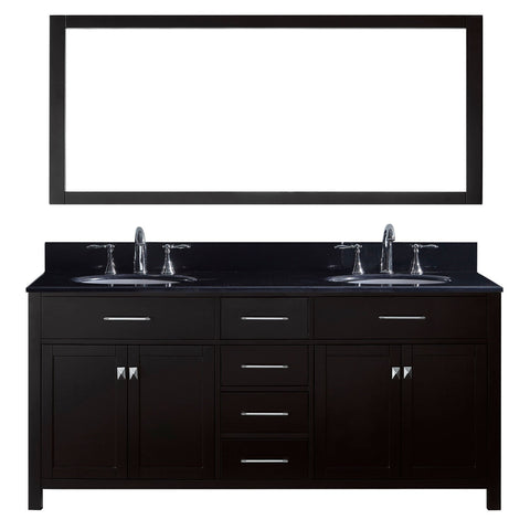 Image of Caroline 72" Double Bathroom Vanity MD-2072-BGRO-ES