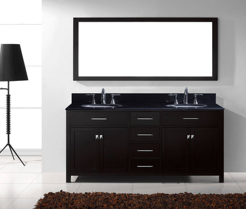 Image of Caroline 72" Double Bathroom Vanity MD-2072-BGRO-ES
