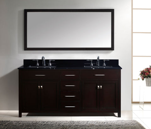 Image of Caroline 72" Double Bathroom Vanity MD-2072-BGRO-ES