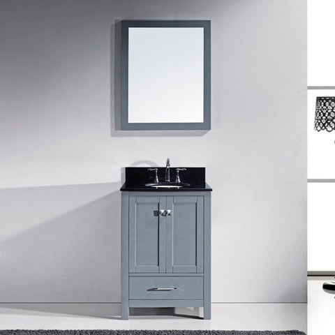 Image of Caroline Avenue 24" Single Bathroom Vanity GS-50024-BGRO-ES