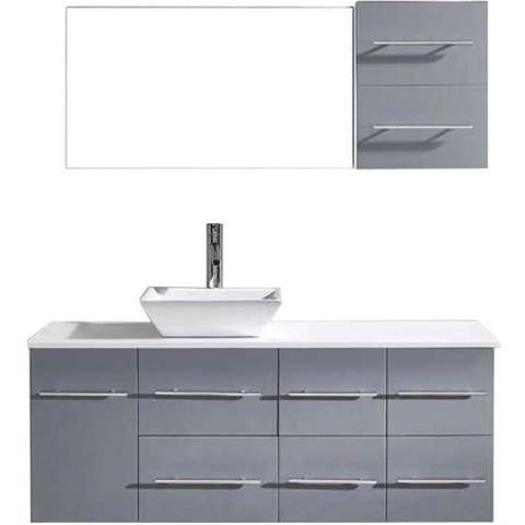 Image of Ceanna 55" Single Bathroom Vanity MS-430-S-GR