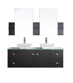 Clarissa 61" Double Bathroom Vanity MD-435-G-ES