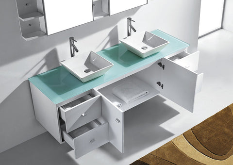 Image of Clarissa 72" Double Bathroom Vanity MD-409-G-ES