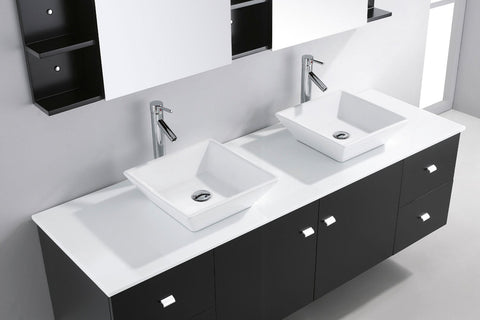 Image of Clarissa 72" Double Bathroom Vanity MD-409-G-ES
