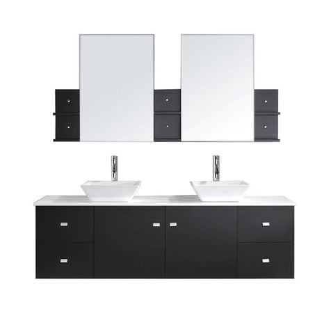 Image of Clarissa 72" Double Bathroom Vanity MD-409-S-ES