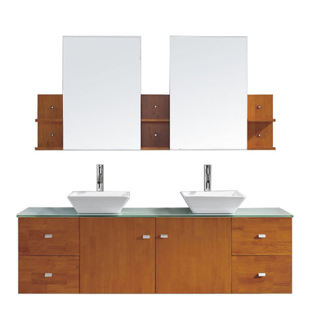Image of Clarissa 72" Double Bathroom Vanity MD-415-G-HO