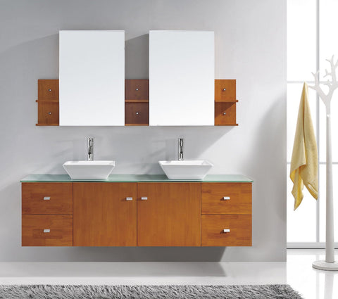 Image of Clarissa 72" Double Bathroom Vanity MD-415-G-HO