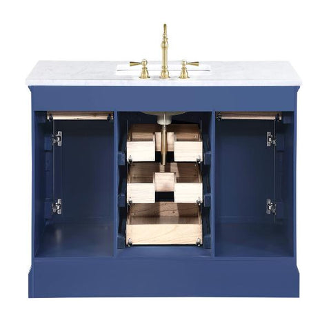 Image of Design Element Milano 48" Blue Single Rectangular Sink Vanity ML-48-BLU