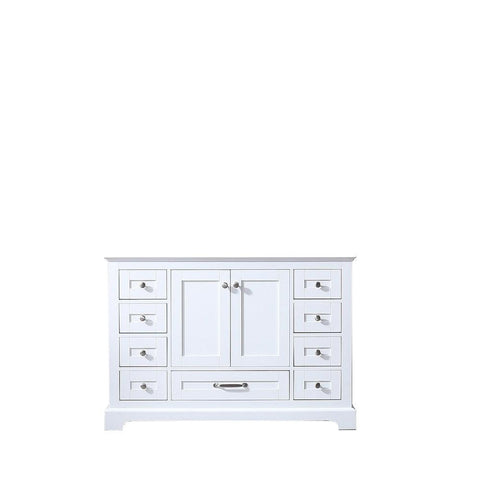 Dukes 48" White Vanity Cabinet Only