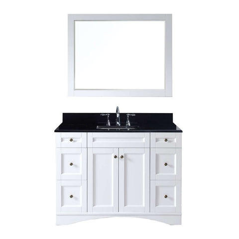 Image of Elise 48" Single Bathroom Vanity ES-32048-BGSQ-WH